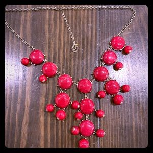 Red Bobble Necklace